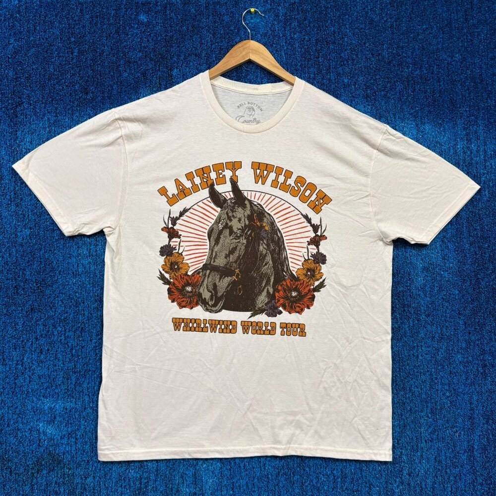 Lainey Wilson Stallion Whirlwind World Tour Country Tee XL